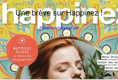 Une brève sur&nbsp;Happinez